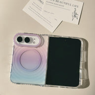 caseease pastel ripple gradient iPhone Duo case, product photo