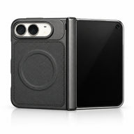 caseease leather-texture iPhone Duo case - Black