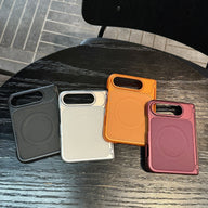 caseease leather-texture iPhone Duo case, product photo