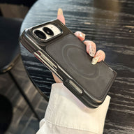 caseease leather-texture iPhone Duo case, product photo