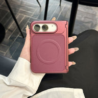 caseease leather-texture iPhone Duo case, product photo