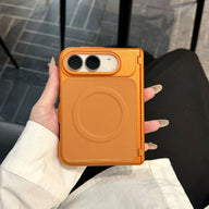 caseease leather-texture iPhone Duo case, product photo