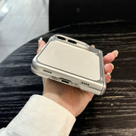 caseease leather-texture iPhone Duo case, product photo