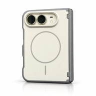 caseease Color Shield contrast-frame iPhone Duo case - Gray White