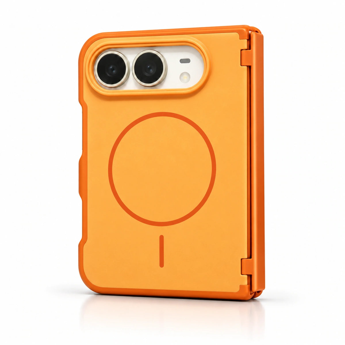 caseease Color Shield contrast-frame iPhone Duo case - Orange