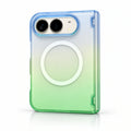 caseease vivid two-tone gradient iPhone Duo case - Blue Green