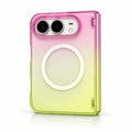 caseease vivid two-tone gradient iPhone Duo case - Pink Yellow