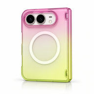 caseease vivid two-tone gradient iPhone Duo case - Pink Yellow