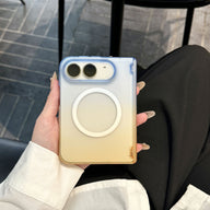 caseease vivid two-tone gradient iPhone Duo case - Blue Orange, product photo