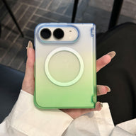 caseease vivid two-tone gradient iPhone Duo case - Blue Green, product photo