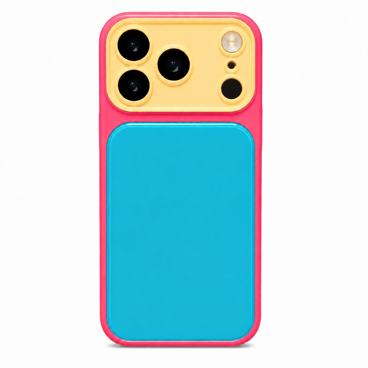 Dopamine Color Block iPhone Case - Blue white background variant image
