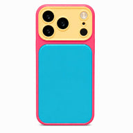 Dopamine Color Block iPhone Case - Blue white background variant image