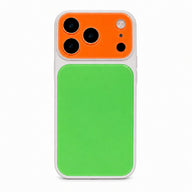 Dopamine Color Block iPhone Case - Green white background variant image