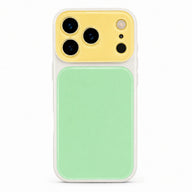 Dopamine Color Block iPhone Case - Light green white background variant image