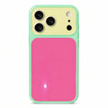 Dopamine Color Block iPhone Case - Mint Pink white background variant image