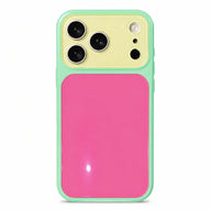Dopamine Color Block iPhone Case - Mint Pink white background variant image
