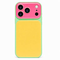 Dopamine Color Block iPhone Case - Yellow white background variant image