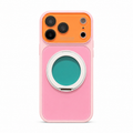Dopamine MagSafe Ring Stand iPhone Case - Pink white background variant image