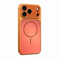 CaseEase orange iPhone case on white background