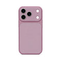 Dusty Mauve faux leather color block iPhone case white background