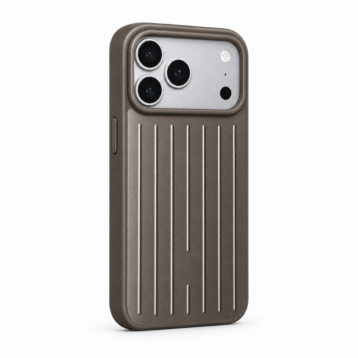 CaseEase gold iPhone case on white background