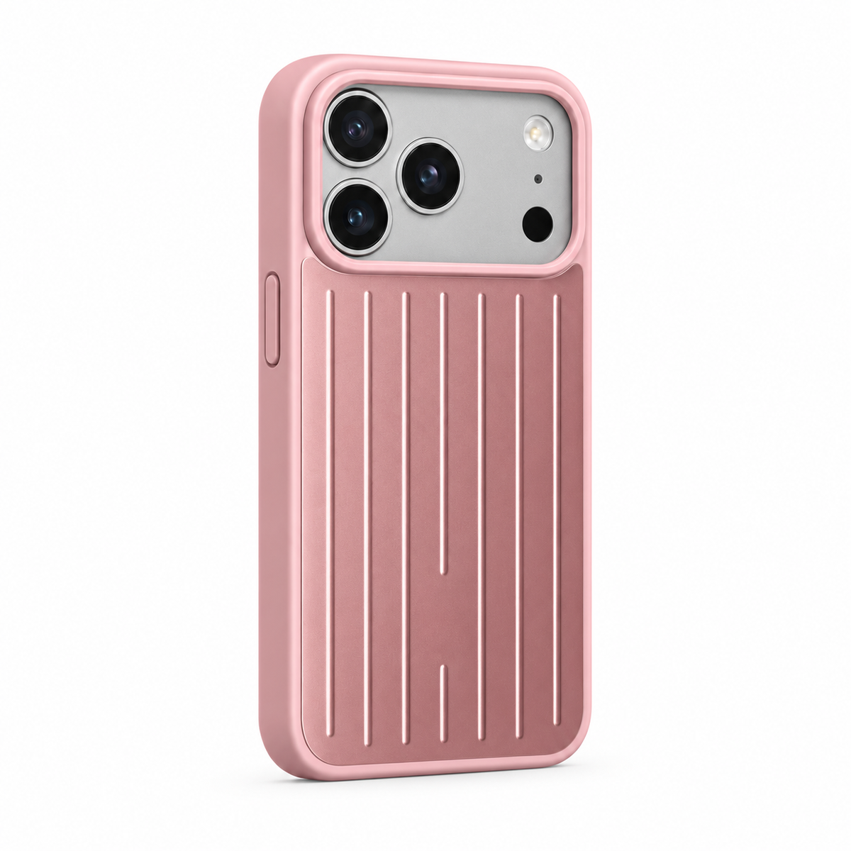 CaseEase light pink iPhone case on white background