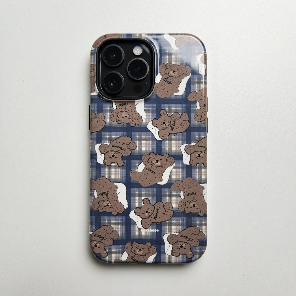Cute Bear Pattern Phone Case