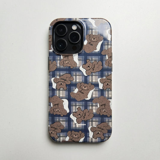 Cute Bear Pattern Phone Case