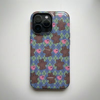 Cute Bear Pattern Phone Case