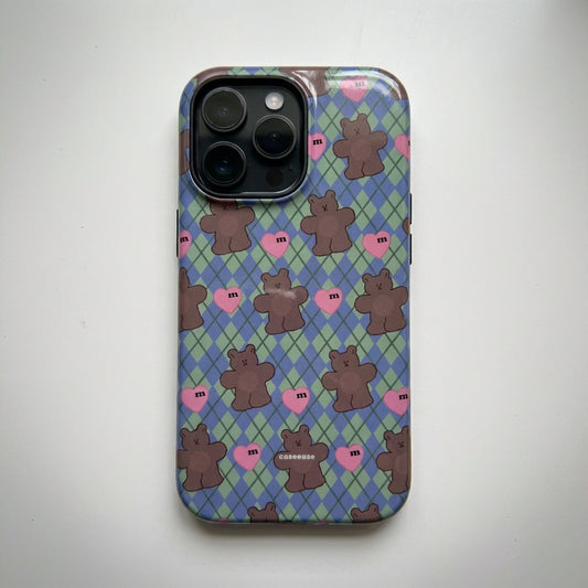 Cute Bear Pattern Phone Case