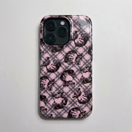 Cute Pink Pudding Bow Phone Case