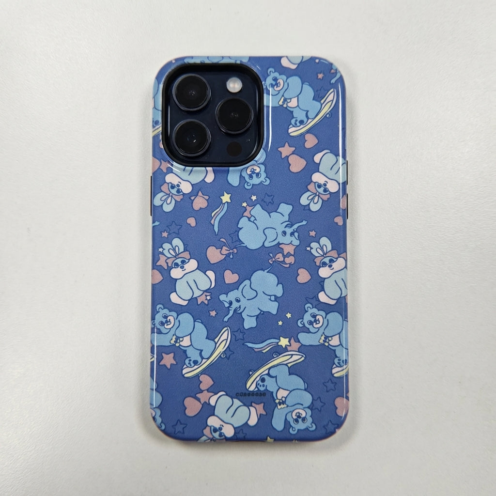 Cute Cartoon Bear Pattern Phone Case