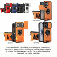 Military-Grade iPhone Case with Sliding Camera Cover & Ring Stand — view 1