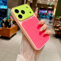 # summervibedopamine Contrast Color Suitable for iPhone 17 16 15 14 13 Pro Max Phone Case Contrast Color Full Lens Protection Compatible with iPhone 17 Pro Max Case  No paint peeling off, anti-fall and wear-resistant  #DealsForYouDays - Color Rose Red (variant image)