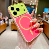 #SummerFinds dopamine Contrast color newly upgraded with magnetic suction Suitable for iPhone 17 16 15 14 Pro Max Magnetic phone case Contrast color full lens protection Compatible with iPhone 17 Pro Max Magnetic phone case No paint peeling, anti-fall an (main image)