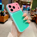 # summervibedopamine Contrast Color Suitable for iPhone 17 16 15 14 13 Pro Max Phone Case Contrast Color Full Lens Protection Compatible with iPhone 17 Pro Max Case  No paint peeling off, anti-fall and wear-resistant  #DealsForYouDays - Color Dark green (variant image)