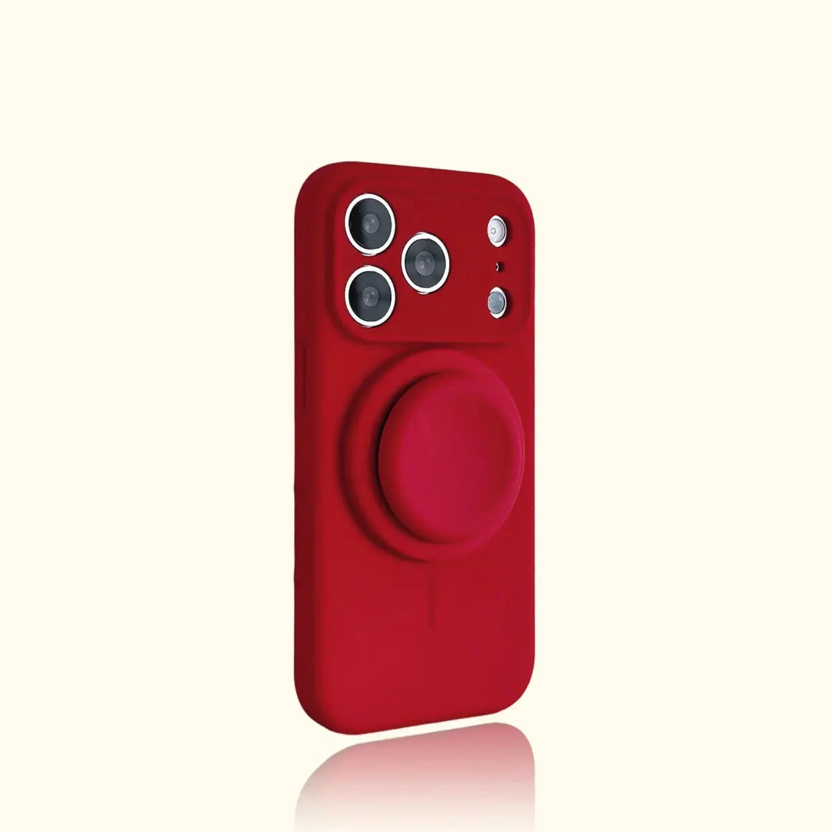 Magnetic Stand Liquid Silicone Full Coverage Phone Case with AI Capture Button, Compatible with iPhone 13 to iPhone 18 Pro Max--3994 (main image)