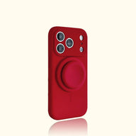 Magnetic Stand Liquid Silicone Full Coverage Phone Case with AI Capture Button, Compatible with iPhone 13 to iPhone 18 Pro Max--3994 (main image)
