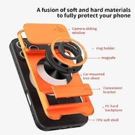 Military-Grade iPhone Case with Sliding Camera Cover & Ring Stand — view 7