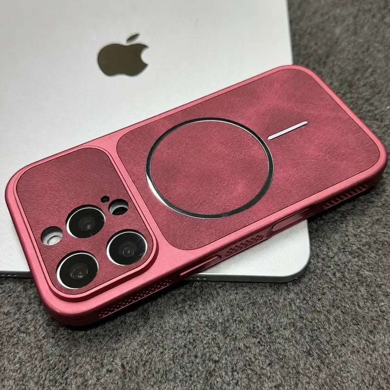 CaseEase Lambskin-Feel Ventilated iPhone Case - product photo 7