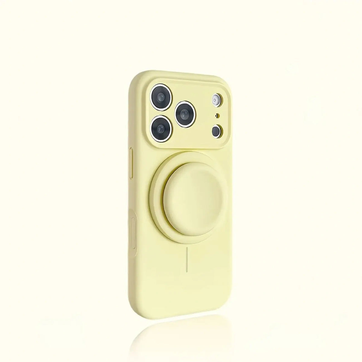 Magnetic Stand Liquid Silicone Full Coverage Phone Case with AI Capture Button, Compatible with iPhone 13 to iPhone 18 Pro Max--3994 (main image)