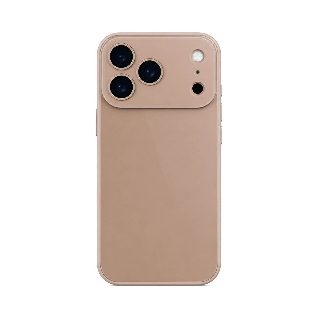 Mocha Beige luxury crystal gloss iPhone case color variant
