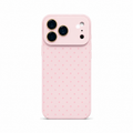 Polka Blush Pink luxury crystal gloss iPhone case variant