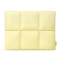 Comfyable Puffy Laptop Sleeve 13 14 15 16 Inch, Quilted Puffer Laptop Carrying Case, Pillow Cover Compatible with MacBook Air/Pro M5 M4 Pro/Max, MacBook Neo A18 - Color Butter Yellow (variant image)