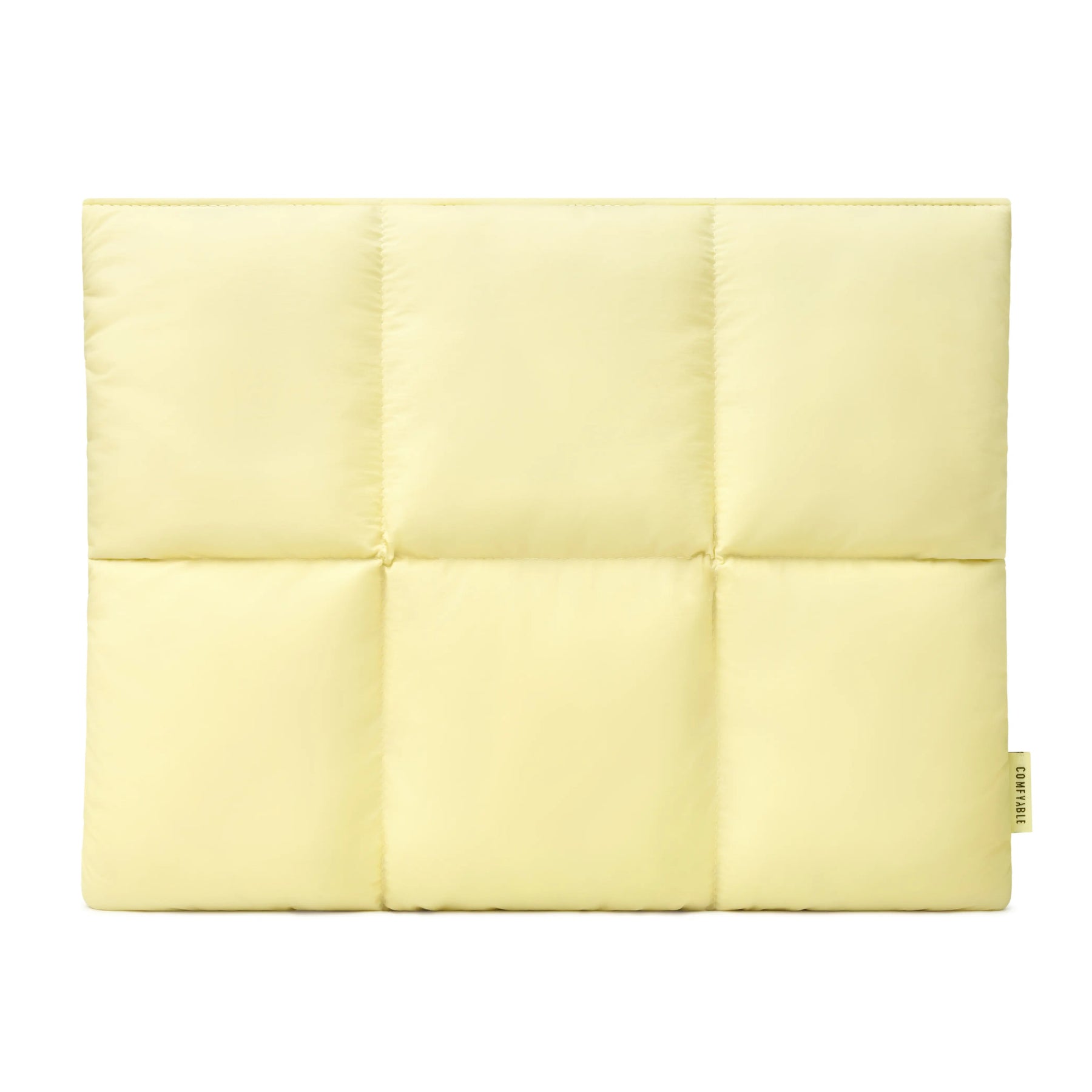Comfyable Puffy Laptop Sleeve 13 14 15 16 Inch, Quilted Puffer Laptop Carrying Case, Pillow Cover Compatible with MacBook Air/Pro M5 M4 Pro/Max, MacBook Neo A18 - Color Butter Yellow (variant image)