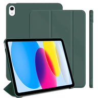 Solid Color Tablet Case, 1 Pc Durable Shockproof Protective Cover Compatible with iPad Series, Tablet Case for Everyday Use, Electronic Accessories, Tablet Casing - Color Dark Green (variant image)
