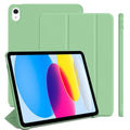 Solid Color Tablet Case, 1 Pc Durable Shockproof Protective Cover Compatible with iPad Series, Tablet Case for Everyday Use, Electronic Accessories, Tablet Casing - Color Green (variant image)