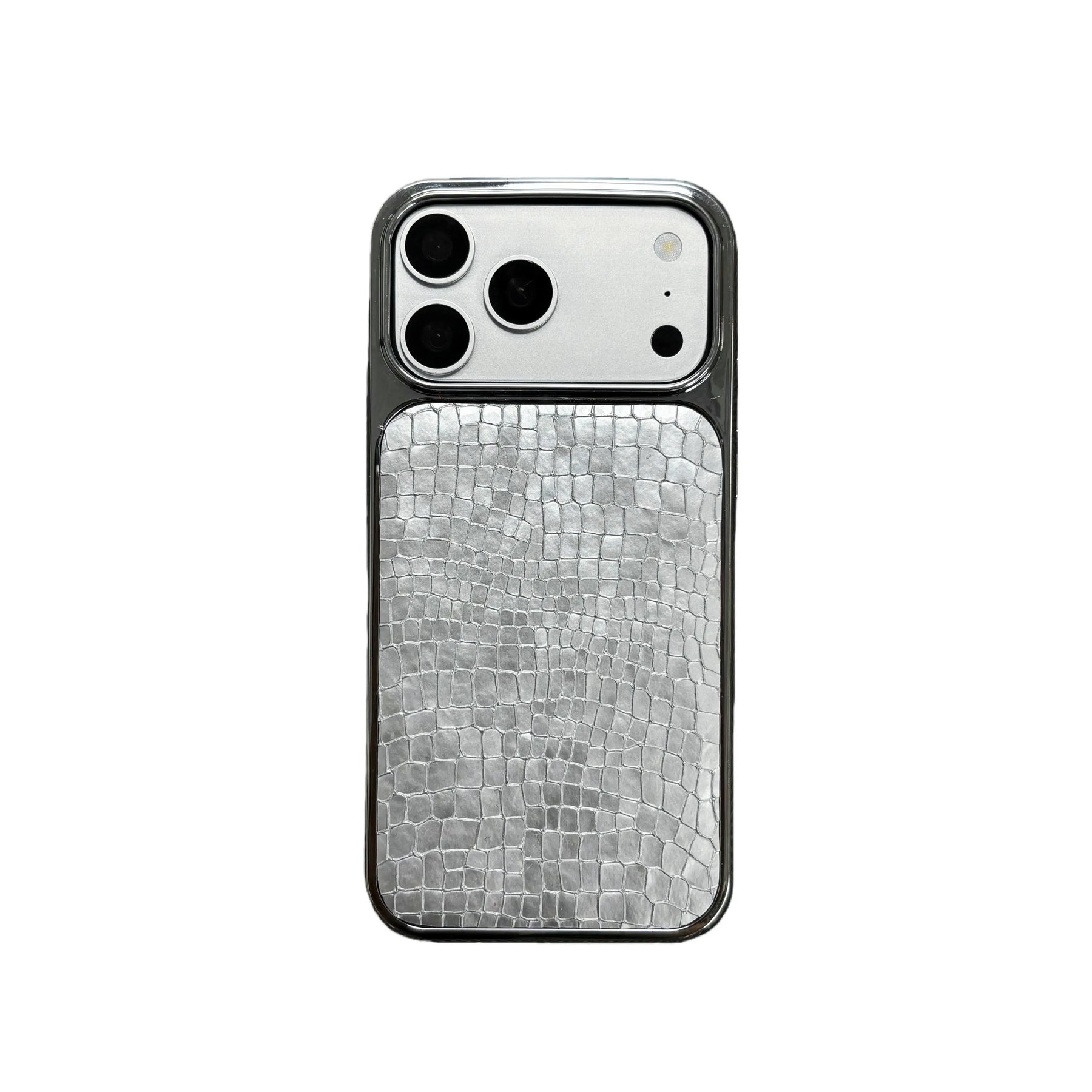 Leather Texture Anti-Drop Protective Case for iPhone 17/14 Pro - High-End Phone Accessories, Smartphone Cover for Device Protection summerwins,summerwins - Color NQ-16-TPY-3B131  Silve (variant image)