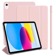 Solid Color Tablet Case, 1 Pc Durable Shockproof Protective Cover Compatible with iPad Series, Tablet Case for Everyday Use, Electronic Accessories, Tablet Casing - Color Pink (variant image)